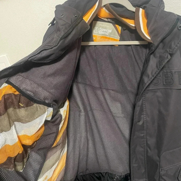 Special blend snowboarding gray ski jacket size Medium - Picture 8 of 11